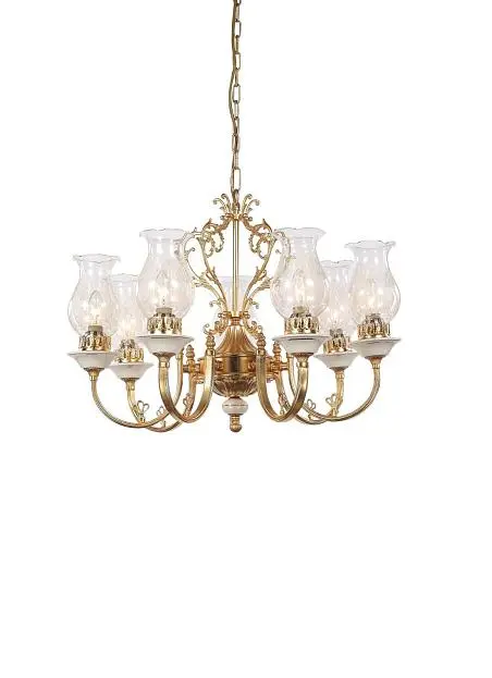 Подвесная люстра Lucia Tucci 179.7 antique gold VETRALLA Подвесная люстра Lucia Tucci 179.7 antique gold VETRALLA