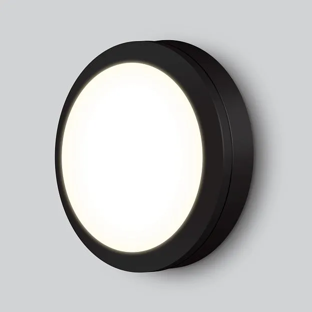 Уличный настенный светильник Elektrostandard LTB51 черный 6500К CIRCLE a048706 Уличный настенный светильник Elektrostandard LTB51 черный 6500К CIRCLE a048706