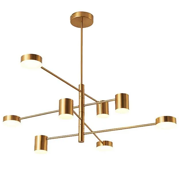 Подвесной светильник LED Lighting Gold 8 lampholders ImperiumLoft 148272-22 40.2701-0