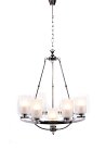 Подвесная люстра Lumina Deco LDP 1220-7 CHR+WT Santini