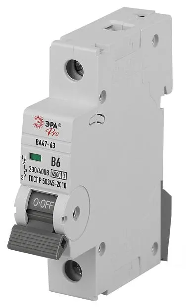Автоматический выключатель ЭРА VA63-1P06B4.5