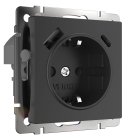 Розетка с быстрой зарядкой USB Type A+С Werkel W1171708 черная a056275