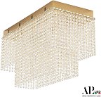 Потолочная люстра APL LED SH05.57.C.Gd.3000.PK Sicilia