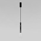 Подвесной светильник LED со стеклянным плафоном Eurosvet 50253/1 черный a063277