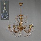 Подвесная люстра Ambiente 8888/5 AB Leaf crystal