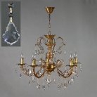 Подвесная люстра Ambiente 8888/5 AB Leaf crystal