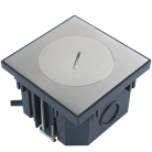 Лючок в пол 2 мод. (1 мод. 45х45 мм), нержавеющая сталь Donel DFB2MSST DFB