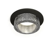 Комплект встраиваемого светильника с композитным хрусталем Ambrella light XC6513040 Techno