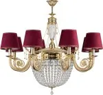 Потолочная люстра Kutek BIB-ZW-8(Z/A)CR Bibione