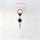 Бра ZINGY Размер А. Цвет Черный Lampatron zingy-a-black 4242-10617