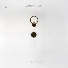Бра ZINGY Размер А. Цвет Черный Lampatron zingy-a-black 4242-10617