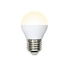 Лампочка светодиодная Volpe LED-G45-9W/WW/E27/FR/NR картон