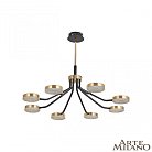 Люстра на штанге Arte Milano 276079/8 BK/GD Ferrara-76079