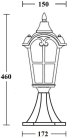 Наземный фонарь Oasis Light 86104 Gb PORTO