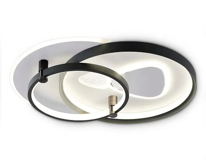 Настенно-потолочный светодиодный светильник с пультом Ambrella light FL5051 WH/GR