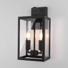 Уличный настенный светильник Elektrostandard 35150/D черный Candle D a058260