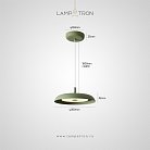 Подвесной светильник YVES Цвет зеленый Lampatron 8581-23878