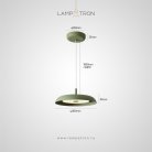 Подвесной светильник YVES Цвет зеленый Lampatron 8581-23878