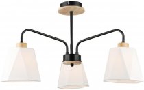 Потолочная люстра Imex MD.5714-3-S-BK+WOOD