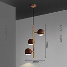 Подвесной светильник NARVE Темное дерево Lampatron 8916-25228