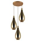 Подвесной светильник Lumina Deco LDP 6843-3 GD Lauris