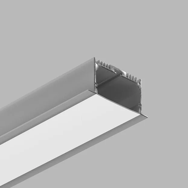 Встраиваемый профиль с накладным фланцем 2,5м Ledron 12955+RMP-19C Alum