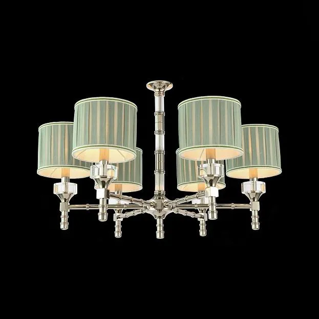 Люстра подвесная Никель/Оливковый E14 6*40W ST Luce SL1121.103.06 OLEO