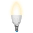 Лампочка светодиодная Uniel LED-C37 7W/WW/E14/FR PLP01WH картон