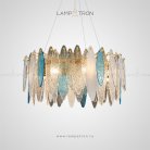 Кольцевые люстры и светильники RISSA-B R 14 ламп. Lampatron 3079-7587