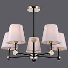 Потолочная люстра ILLUMICO IL0394-5CSQ-24 BK AB CASTOR