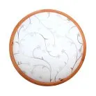 Светильник стекло/белое/св. орех E27 3*100Вт D560 Sonex 3107 LUARO WOOD