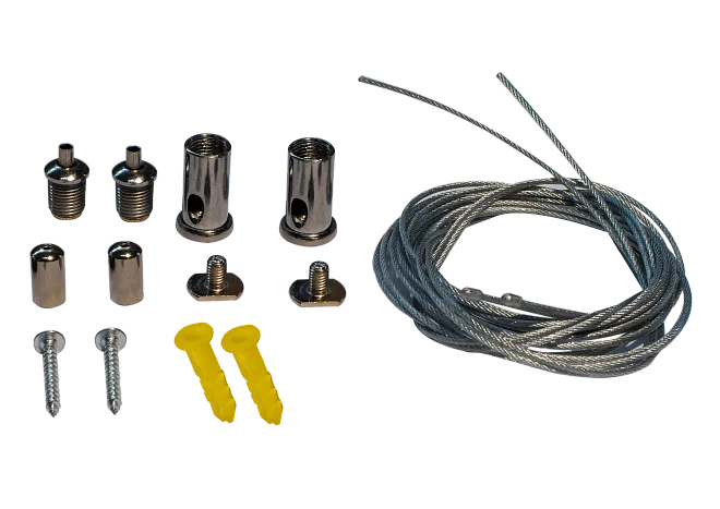 Подвесной комплект для магнитного шинопровода (2 шт.) Crystal Lux CLT 0.206 01