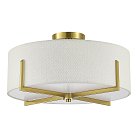 Светильник потолочный Латунь/Белый E27 4*60W Evoluce SLE3010-302-04 LINTON