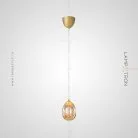 Подвесной светильник LENITA Цвет Золото Lampatron lenita-gold 3718-9205