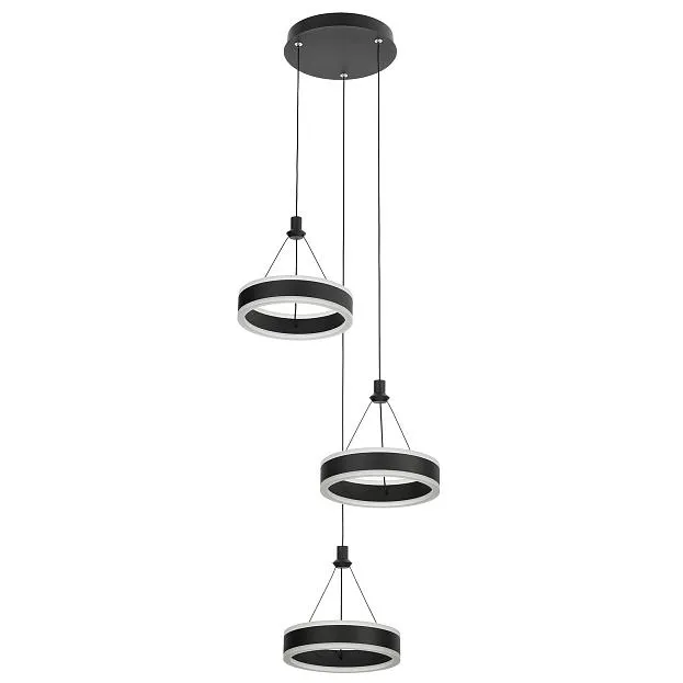 Подвесной светильник LED Чёрный Citilux CL719031 Дуэт Подвесной светильник LED Чёрный Citilux CL719031 Дуэт