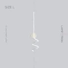 Бра DAMARIS WALL Размер L. Цвет Белый. Теплый свет Lampatron 6480-17546