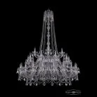 Люстра хрустальная Bohemia 1411/20+10+5/460/h-175/2d Ni