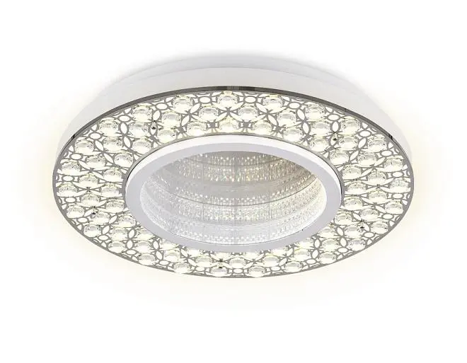 Потолочный светодиодный светильник с пультом Ambrella light FA9448 Ice Потолочный светодиодный светильник с пультом Ambrella light FA9448 Ice