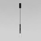 Подвесной светильник LED со стеклянным плафоном Eurosvet 50254/1 черный a063280