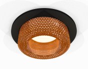 Комплект встраиваемого светильника с композитным хрусталем Ambrella light XC7622024 Techno