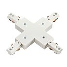 Коннектор крестовой ITALLINE WSO 75 white