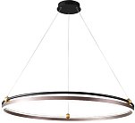 Подвесная люстра Crystal Lux FERNANDO SP88W LED D1000 COFFEE/BLACK