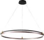 Подвесная люстра Crystal Lux FERNANDO SP88W LED D1000 COFFEE/BLACK