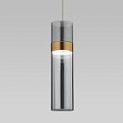 Подвесной светильник Eurosvet 50244/1 LED латунь/дымчатый Lumen a061287