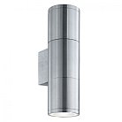 Уличный настенный светильник Ideal Lux 033013 GUN AP2 SMALL ALLUMINIO