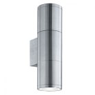 Уличный настенный светильник Ideal Lux 033013 GUN AP2 SMALL ALLUMINIO