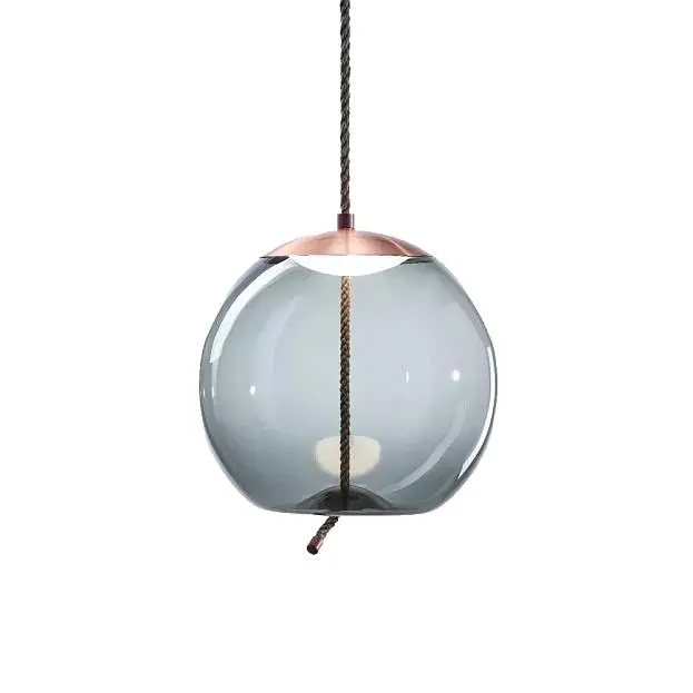 Подвесной светильник Delight Collection 9966P/C copper/blue Knot Подвесной светильник Delight Collection 9966P/C copper/blue Knot