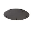 Основание Ideal Lux 285658 ROSONE STANDARD 5 LUCI NERO ROSONI
