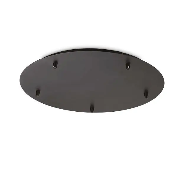 Основание Ideal Lux 285658 ROSONE STANDARD 5 LUCI NERO ROSONI