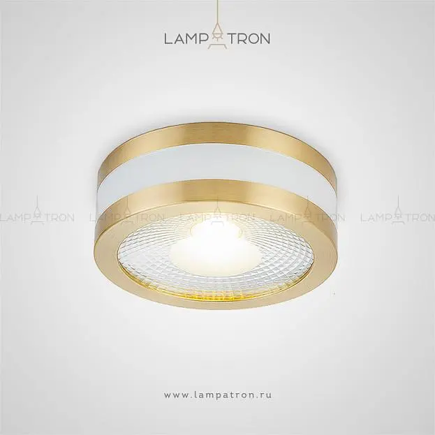 Точечный свет MEUD Размер S. Цвет Белый + Латунь. 5W Lampatron 5102-13046 Точечный свет MEUD Размер S. Цвет Белый + Латунь. 5W Lampatron 5102-13046